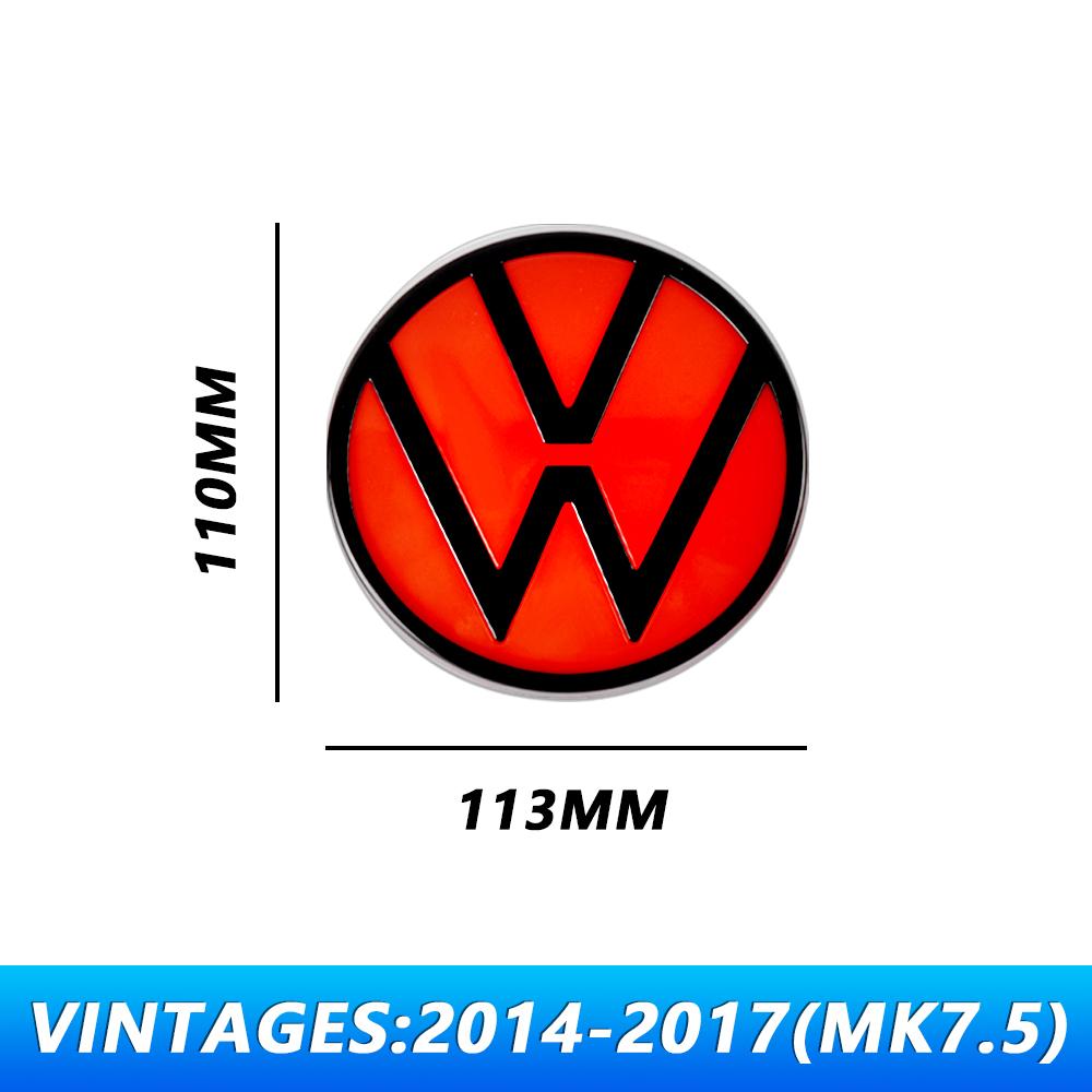1pc Original Replacement Version SZDHZ4 Car Front Grille Emblem Cover/Rear Trunk Lid Badge For VW GOLF 7.5 2018-2021 MK7 2014-2017