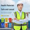 Светоотражающий жилет безопасности для строителей, работников дорожного движения и санитарных служб – Флуоресцентная куртка с принтом