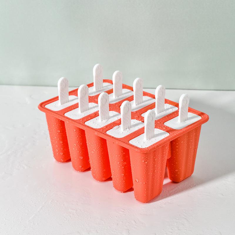 Popsicle Molds 4-12 Pieces Popsicle Molds Silicone BPA Ice Pop Easy Release Popsicle Mold 10 Sticks Ice Pop Easy Release Mold