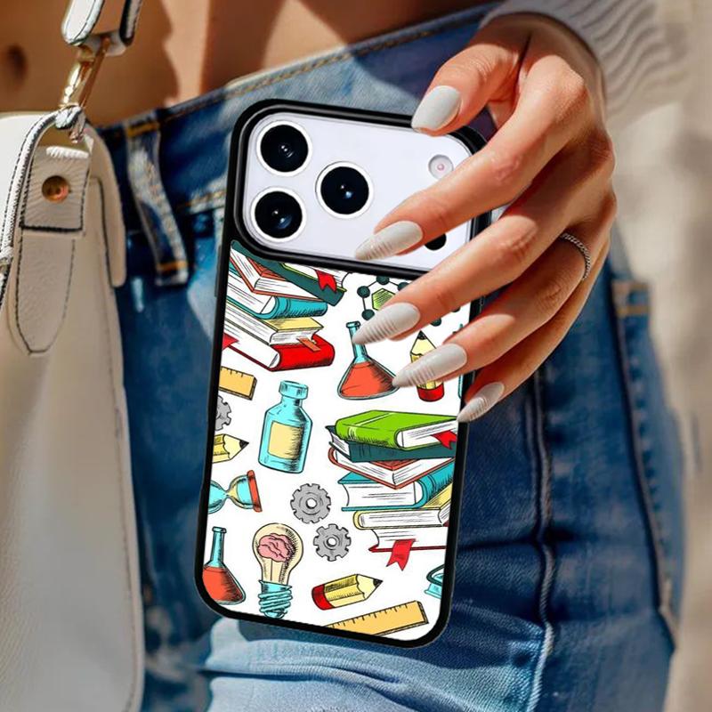 Чехол для телефона с принтом по биологии и химии Для iPhone 17 Air 14 15 13 12 Max Чехол Для Apple 14 15 16 16e 11 Pro Max Plus Coque