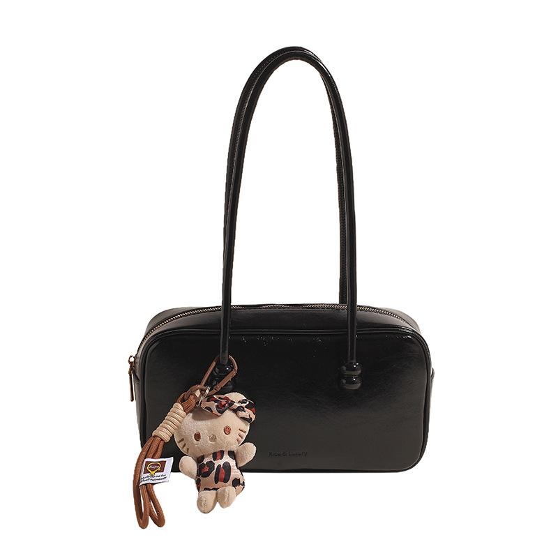 Популярная в этом году ретро сумка-подушка высокого класса женская осенне-зимняя сумка Boston для通勤, портативная на плечо, подмышку, тренд