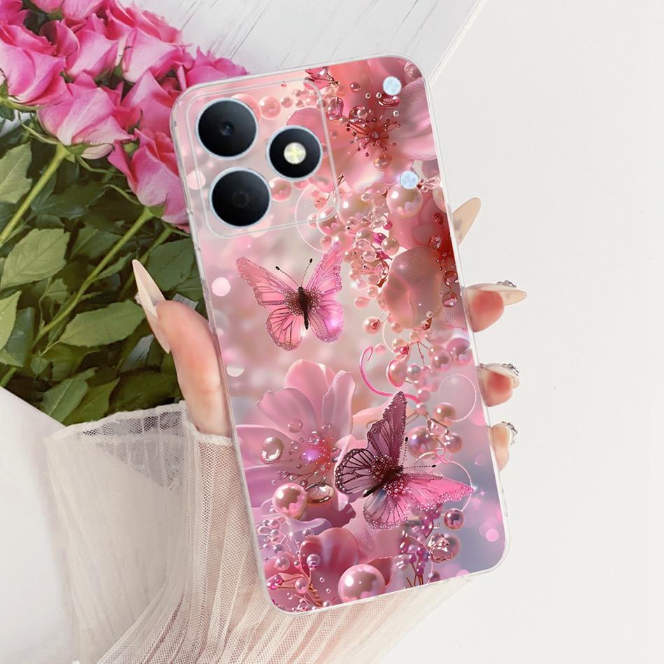 For Realme Note 80 2026 Cute Flower Butterfly Cat Painted Case For Realme Note80 RMX5388 Soft Silicone TPU Phone Cases
