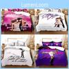 3d Dirty Print Dancing Pattern Duvet Cover Pillowcase Set Bedroom Bedding Gift