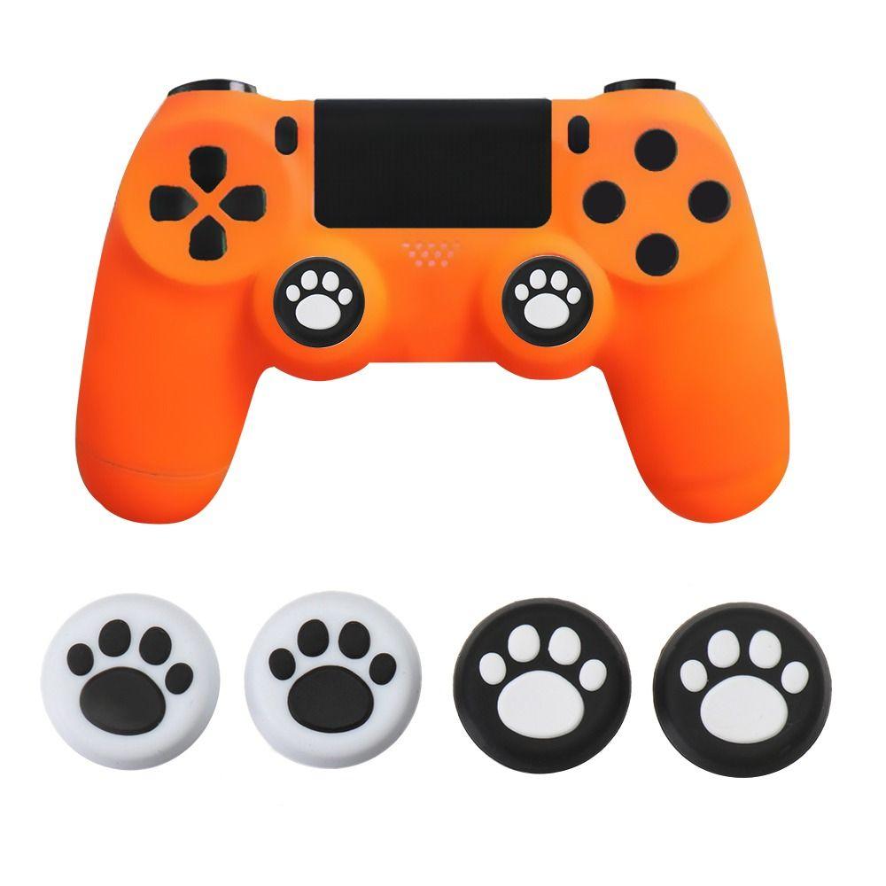 4 Pcs New Cover Analog Caps Silicone Thumb Sticks Grips Controller