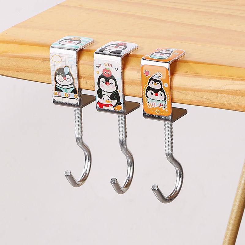 Portable Rotatable Schoolbag Hook for Desks