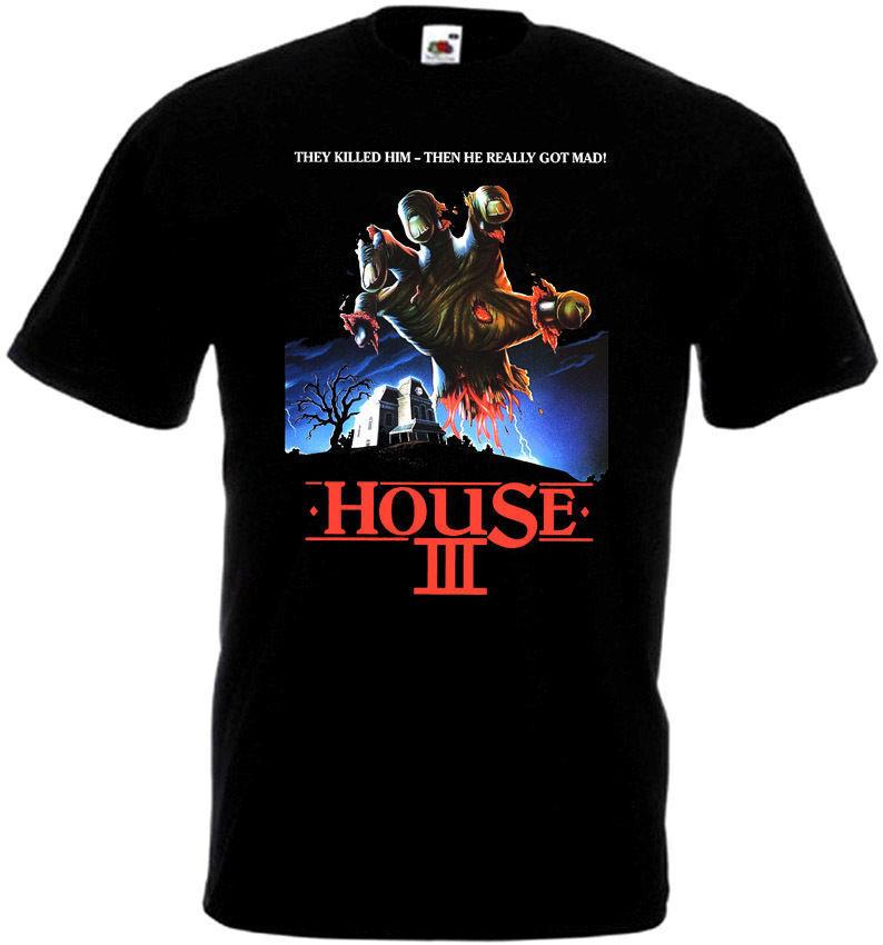 26 House v3 T shirt black horror movie poster all sizes S-5XL Unisex T-Shirt