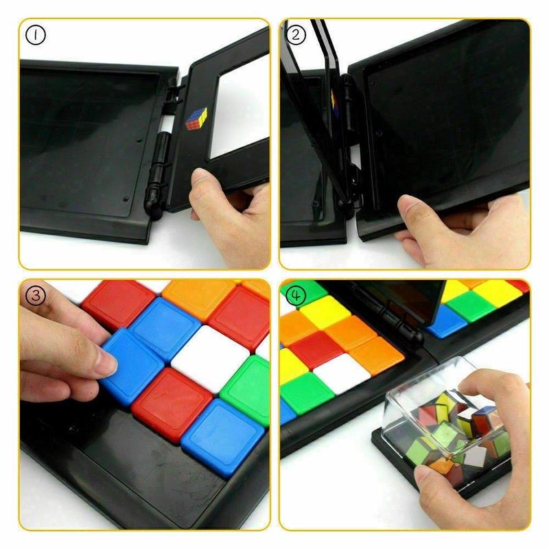 Educational Toys Color Battle Square Game Parent-child Square Desktop Children's Puzzle Learning Educational Toys Anti-stress Boy Girl Gift