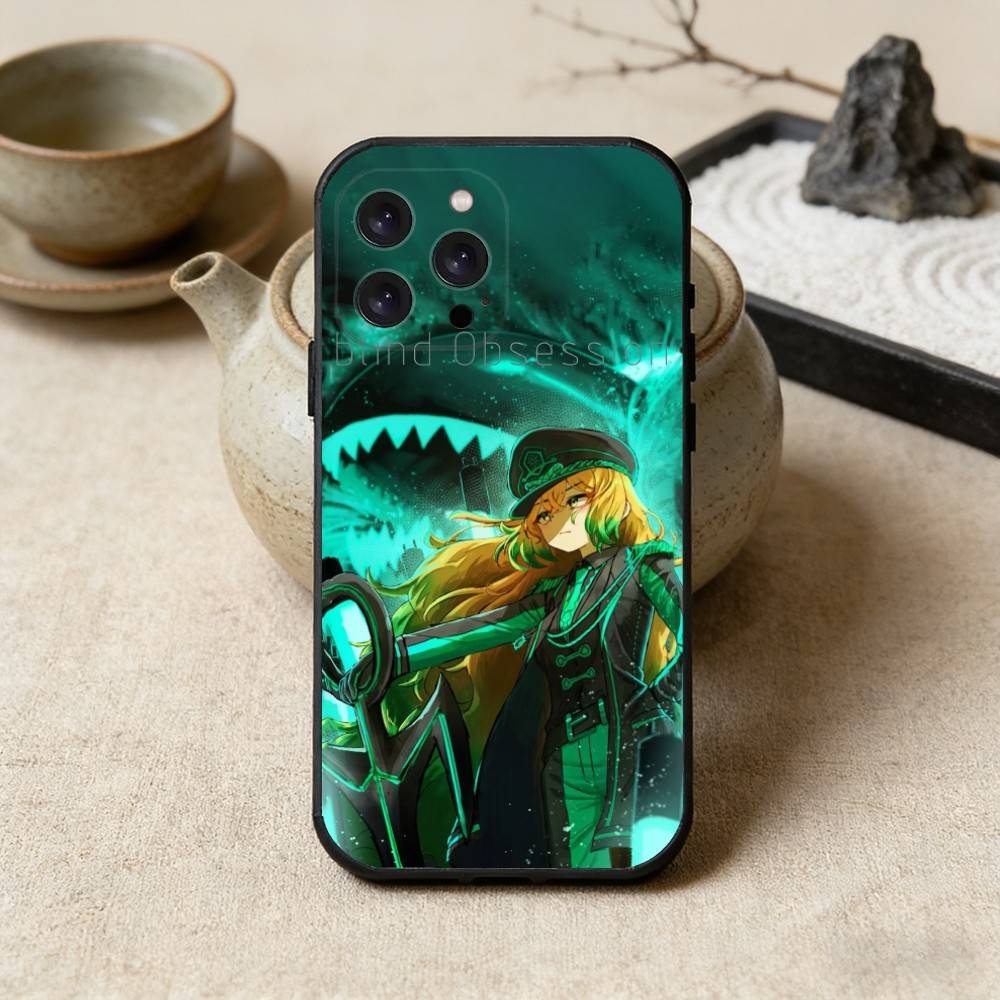 Игровой чехол для телефона L-Limbus C-Company для iPhone 16, 15, 14, 13, 12, 17, Pro Max, Plus, силиконовый, черный