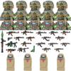 Нетоксичные Военный Солдат Россия ССО Спецназ Строительные Блоки Городская Полиция Армейские Фигурки Коммандос Боевая Форма Оружие Кирпичики Игрушки