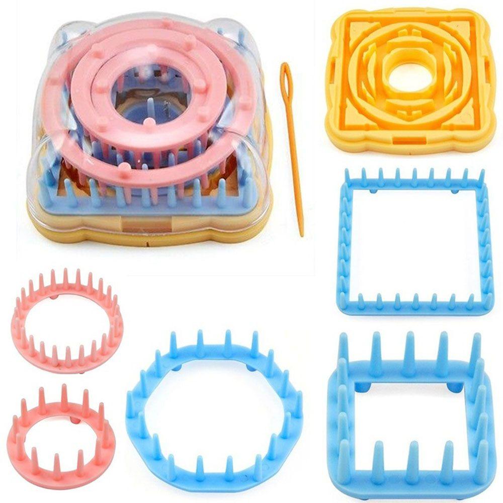 Yarn Daisy Pattern Knitting Craft Knitting Tools Flower Knitting Wool Yarn Knitting Flower Loom