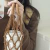 Hollow Out Water Bottle Bags Woven Portable Carrying Bag Foldable Coffee Cup Holder