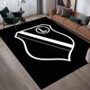 Legia Warszawa Home Sofa Decoration for Living Room & Bedroom, Non‑Slip Play Flannel Floor Mat for Game Room