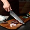 Japanese Chef Knife Set 3pcs Damascus Steel Pattern Kitchen Knives Sets Cleaver Paring Santoku Slicing Utility Knife