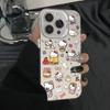 Hello Kitty подходит для чехла на мобильный телефон Apple 16plus iPhone15 мультяшный 14Plus противоударный 13 креативный 12 милый