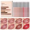 12 Pcs Matte Lip Liner Set Long Lasting Lip Liner Lipstick Nude Waterproof Retouch Lipstick Pen