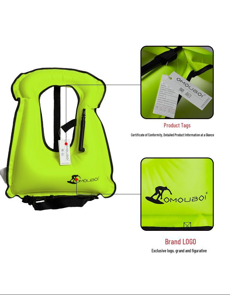 Взрослый и детский надувной спасательный жилет и плавательное средство