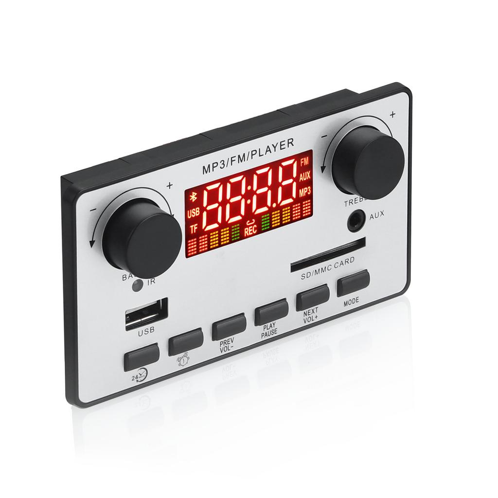 MP3-плеер 80 Вт + 2x40 Вт Усилитель мощности 7 В - 23 В Совместимый с Bluetooth Декодерные платы Аудиомодули USB FM-радио AUX Плеер