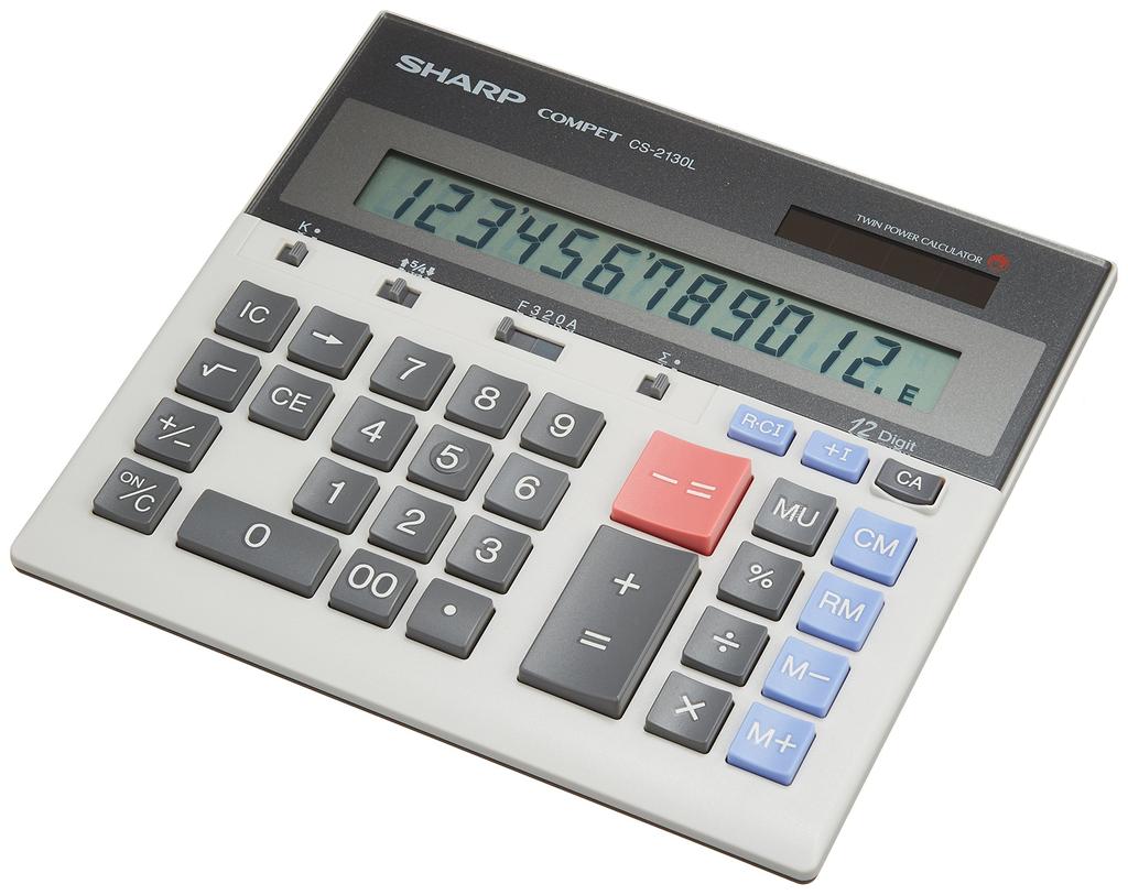 Sharp Desktop 12 Digits CS-2130L Calculator,