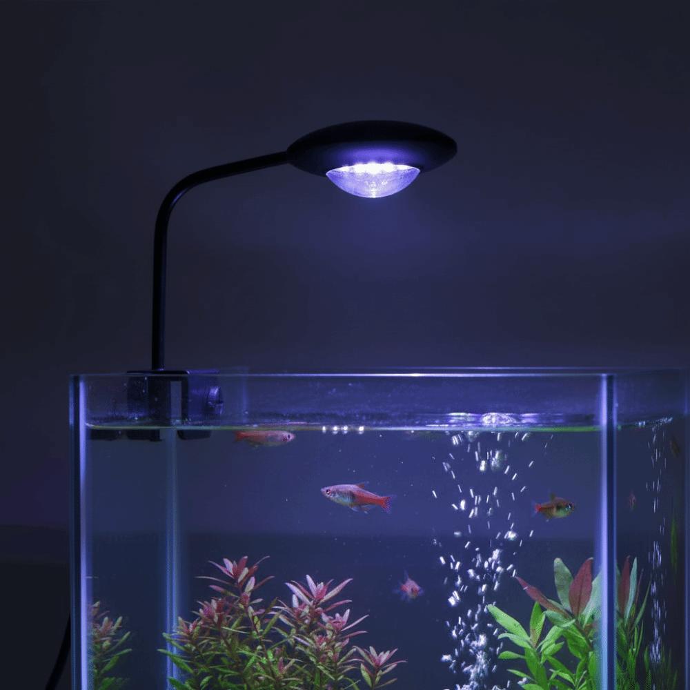 Full Spectrum Fish Tank Clip Lamp Adjustable Brightness Aquatic Plant Grow Light Home