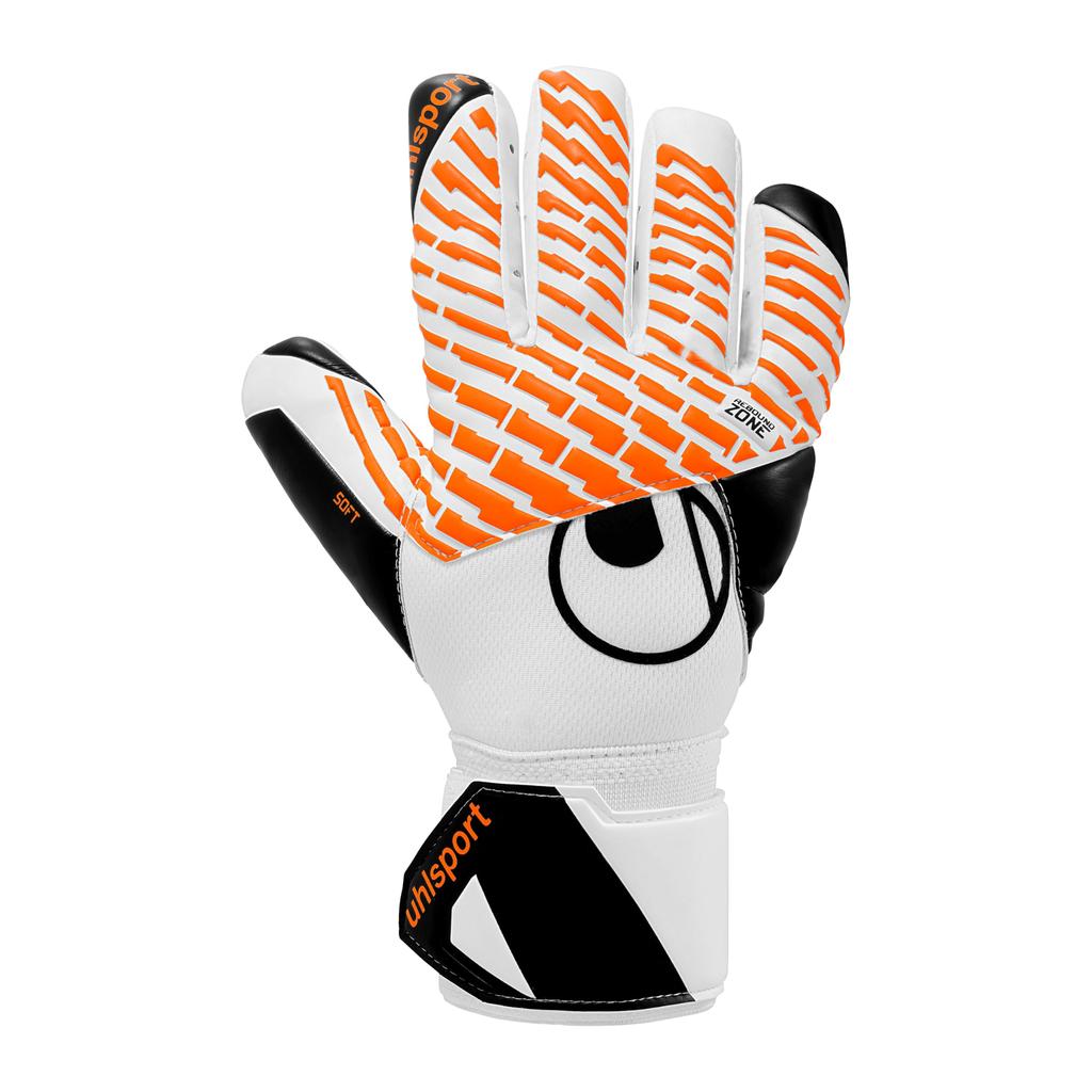 Uhlsport Fang Masine Soft Half Negative Comp Вратарские Размер GK Вратарские Матчевые Высокие Перчатки, 8, Перчатки, Использование, Хват, Футбол, 1011403-01-8