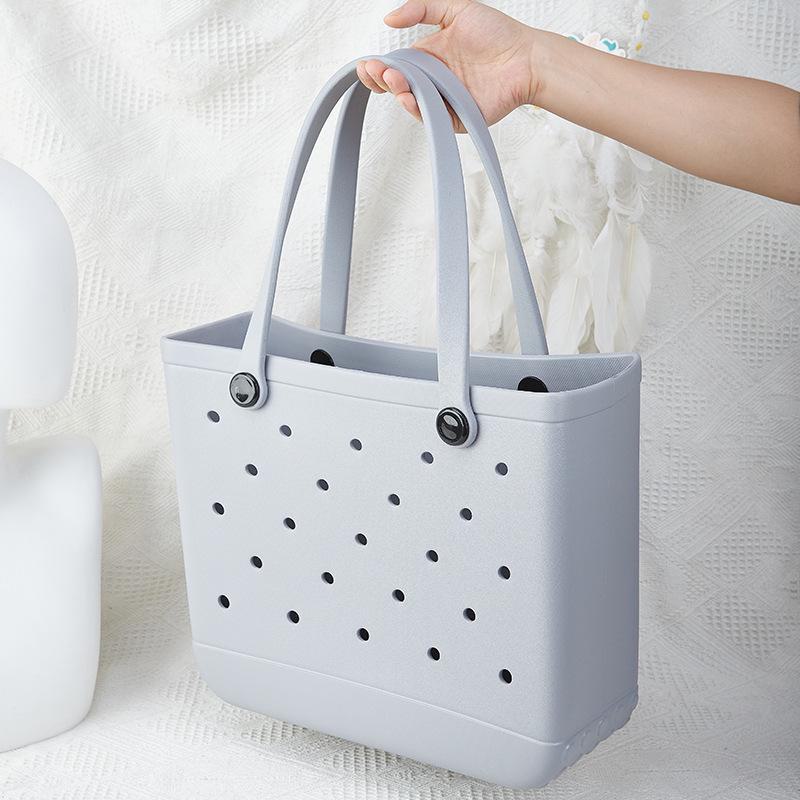 Водонепроницаемая портативная пляжная сумка Eva - большая вместимость, полый дизайн, сумка для детских принадлежностей