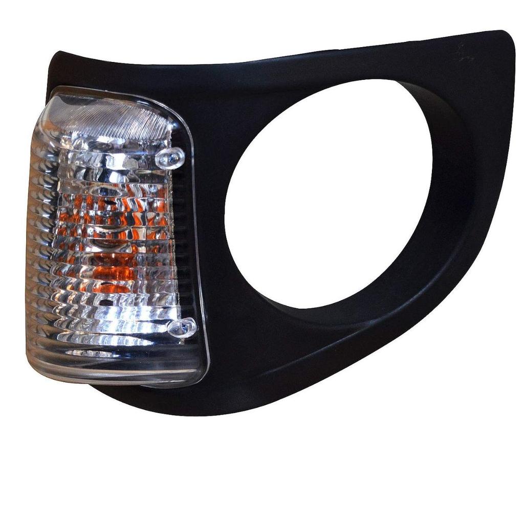 Side Light Assembly Set with 12V Bulbs & Eye Covers | Suitable for Mahindra ALFA Load 0.4 & Passenger 0.4 | Set of 2 (LH+RH)