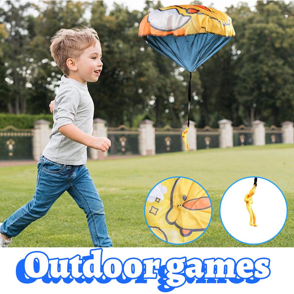 Детская рука, игрушка-парашют, дизайны для уличного планирования