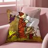 Чехол на подушку C-Calvin and H-Hobbes, универсальный чехол для дома и автомобиля - Двусторонний, мягкий и прочный для повседневного использования