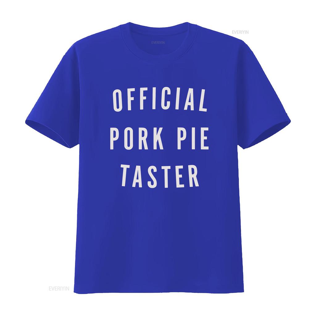 Pork Pie Taster T Shirt Lover Aficionado Pastry Enthusiast Vintage Comfortable Fashion Versatile Breathable