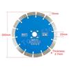 1PC 8 Inch 200mm Diamond Cutting Disc Circular Segment Saw Blade for Dry Wet Cutting Concrete Marble Tile Porcelain Ceramics