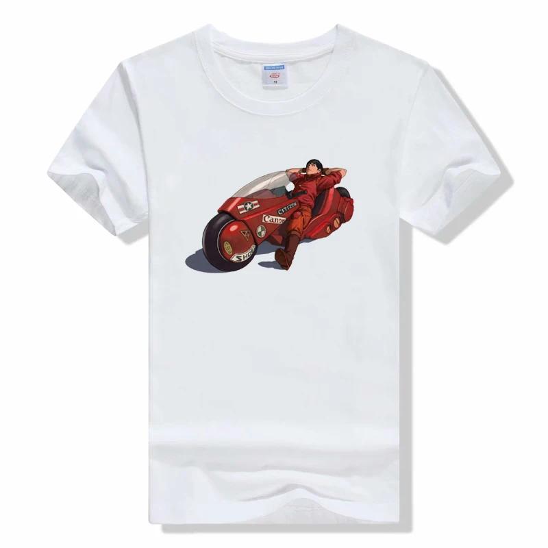 Vintage Shirt Akira Game Anime Movie Japan Black T-Shirt summer fashion casual o-neck t shirt