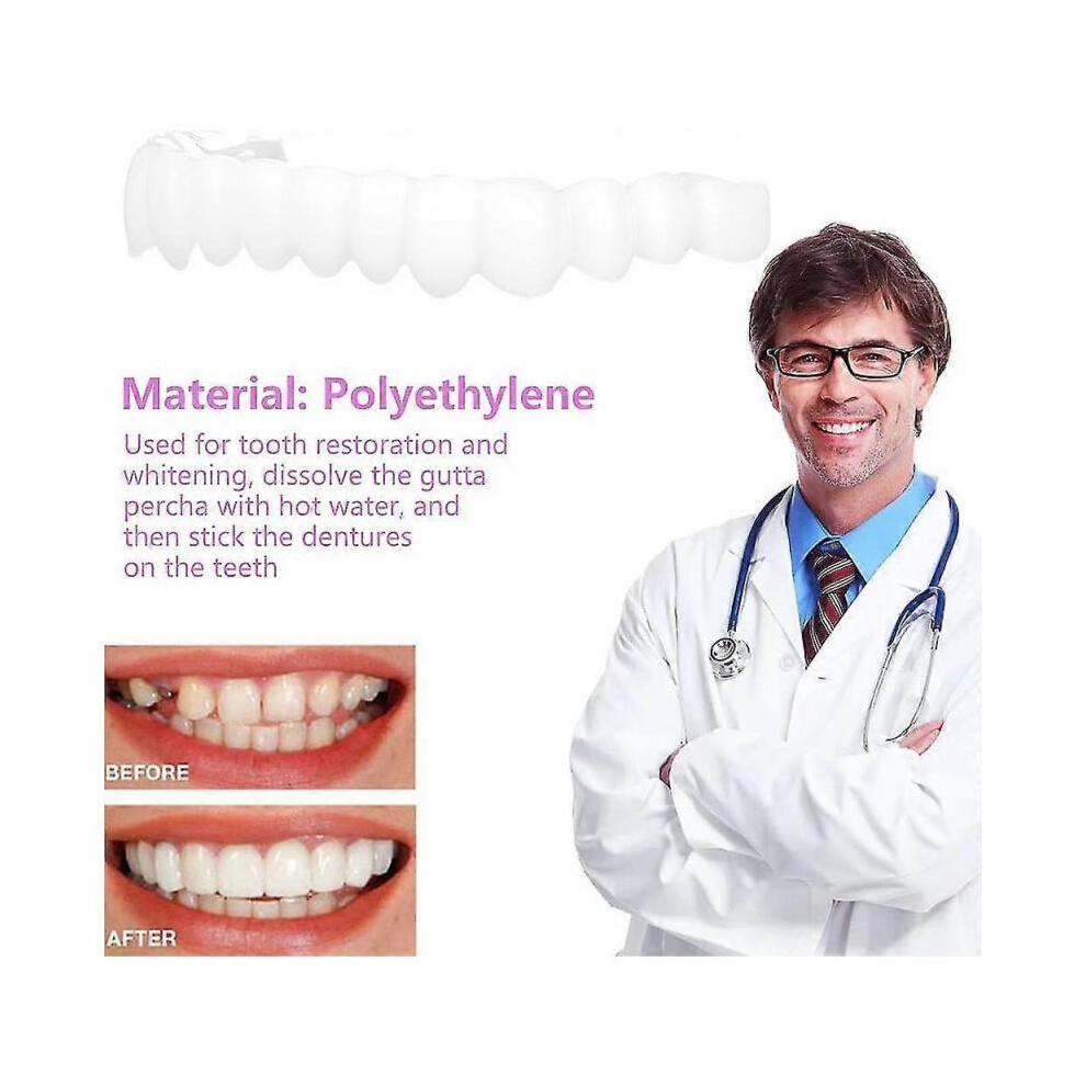 Snap On Teeth Veneers,perfect Teeth Temporary Replacement Fake Veneers Kit Cover The Imperfect