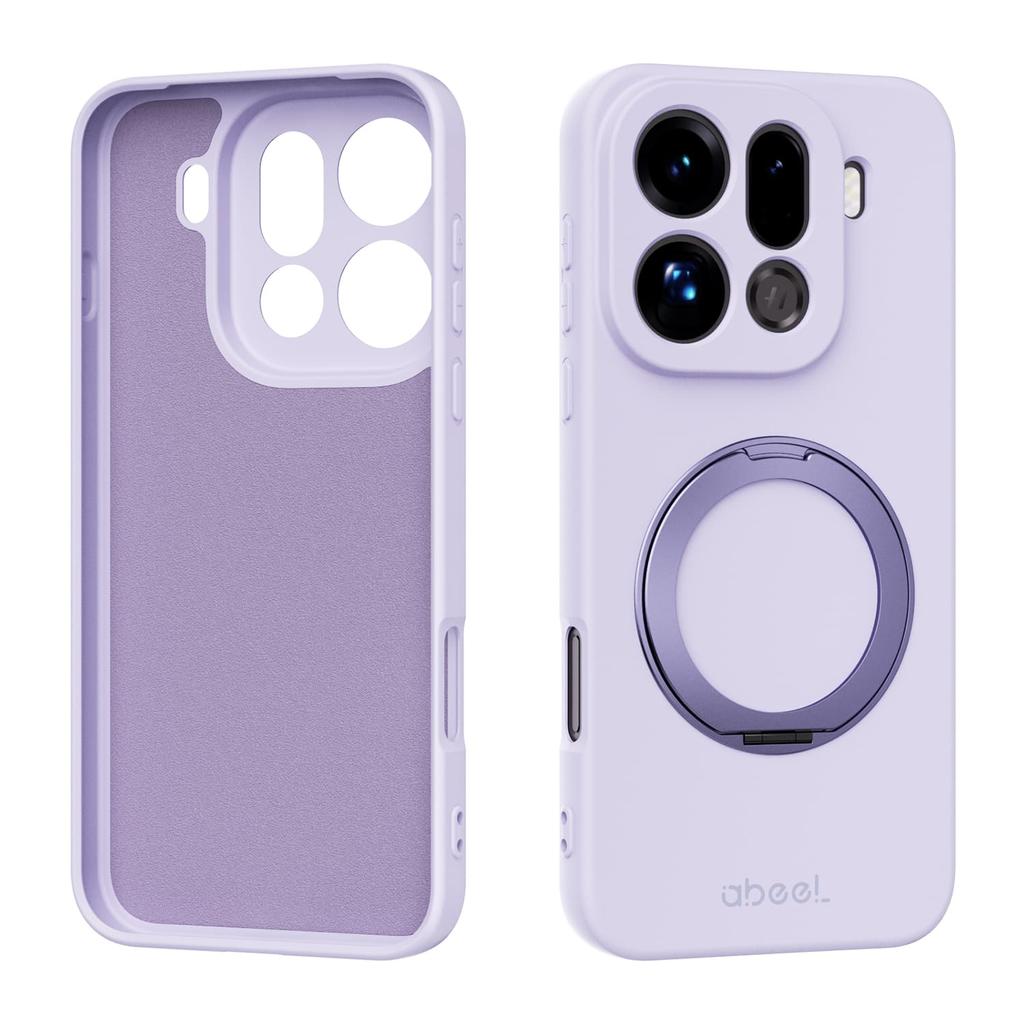 X9Pro Magnetic Phone Case for Oppo Find X9 Pro Camera Lens Bumper Bracket Skin-friendly Feel Liquid Silicone Protective Cover