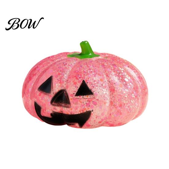 Tension Relieving Squeeze Toy Halloween Glitter Pumpkin Stress Ball, Head for Relief, Creepy Fidget Party Favors Adults