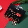 Stud ELK Bell Snowman Fashion Jewelry Stud Earrings for Women Christmas Earring Set Dangle Earrings