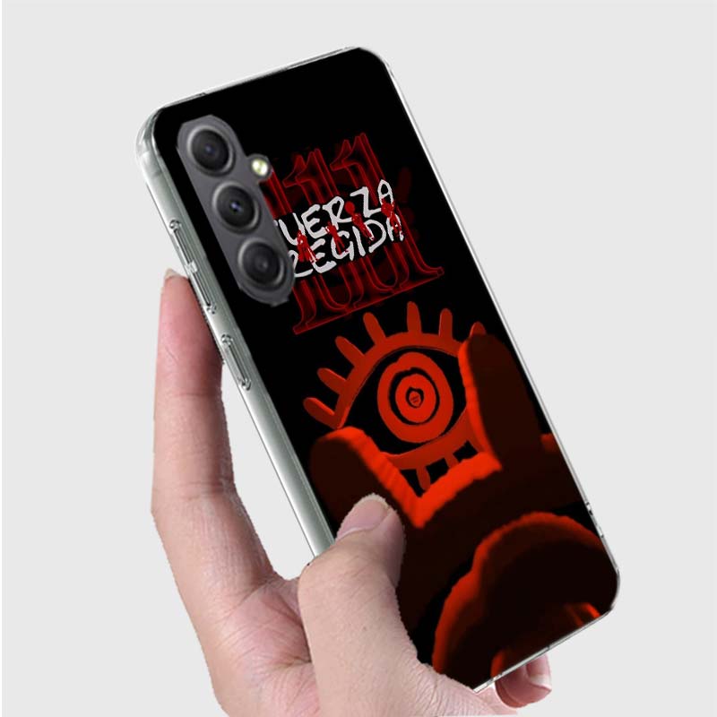 111xpantia Fuerza Regida Phone Case for Samsung A16 A26 A36 A56 A17 A37 A57 A07 A06 A02S A03 A04S A05S Galaxy Note 20 10 A50S A7