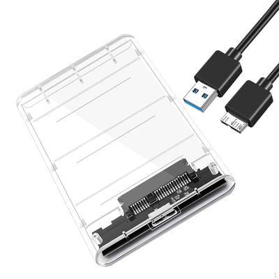 Корпус для HDD 2,5 дюйма, Компактный легкий корпус для SSD с USB-кабелем 5 Гбит/с, SATA на 3.1