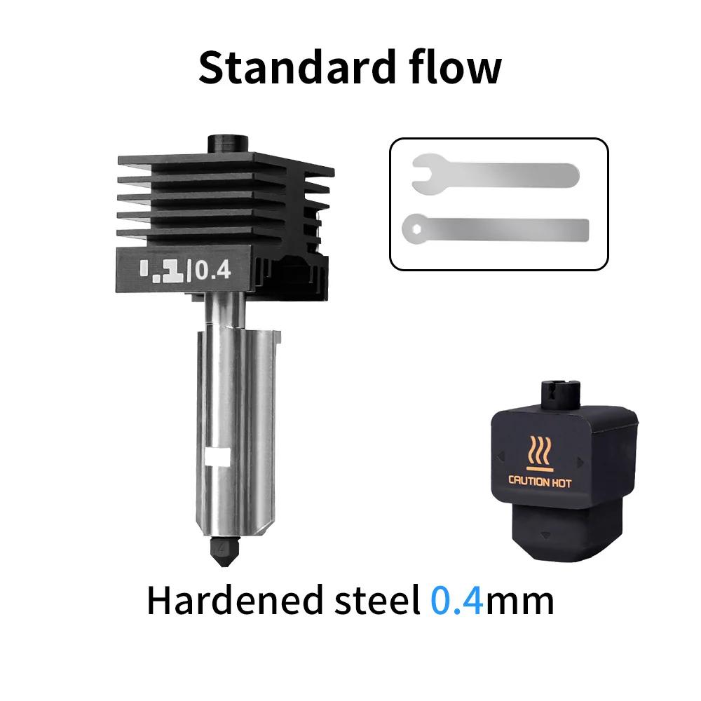 Original H2D H2S H2C Hotend Kit For Bambu Lab Fast Speed Hot End Assembly 0.2/0.4/0.6/0.8mm Hardened steel Nozzle 3D PrinterPart