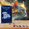 Faux Crystal Dogs Advent Calendar 2025 24 Day Countdown Box with Cute Acrylic Puppy Figures Christmas Tree Decor for Dog Lovers