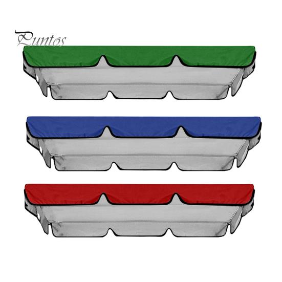 Swing Chair Canopy Replacement Waterproof Anti-UV 2-3 Seater Swing Chair Top Cover Outdoor Garden Porch Patio Swing Seat Sun Shade Awning