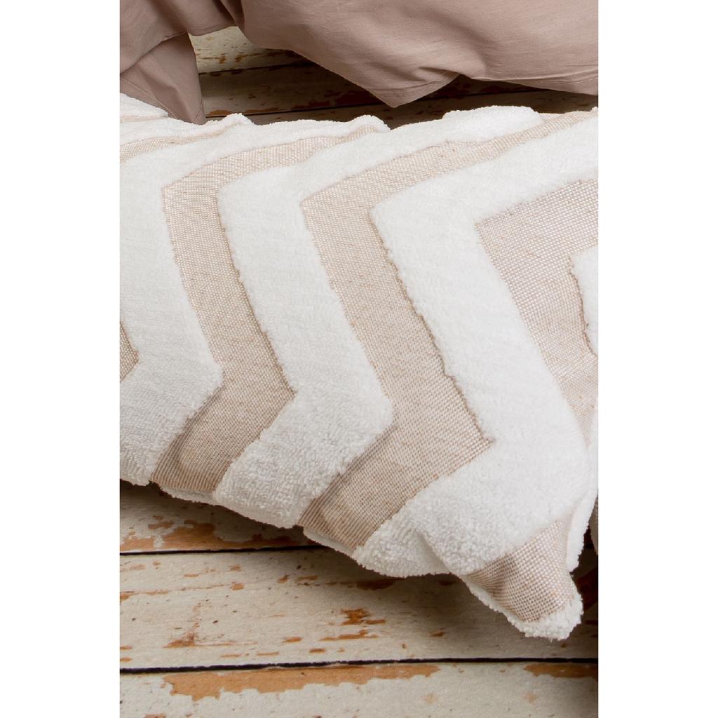 Bohemian Special Design Punch Punch Pattern Decorative Rectangular Throw Pillow Case Line Beige