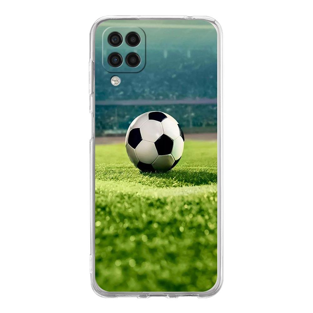 Case For Samsung A54 A52 A50 A70 A30 A40 A20S A20E A02S A12 A14 A22 A24 A42 A34 A32 5G A04s Cover Football Passion Soccer Ball
