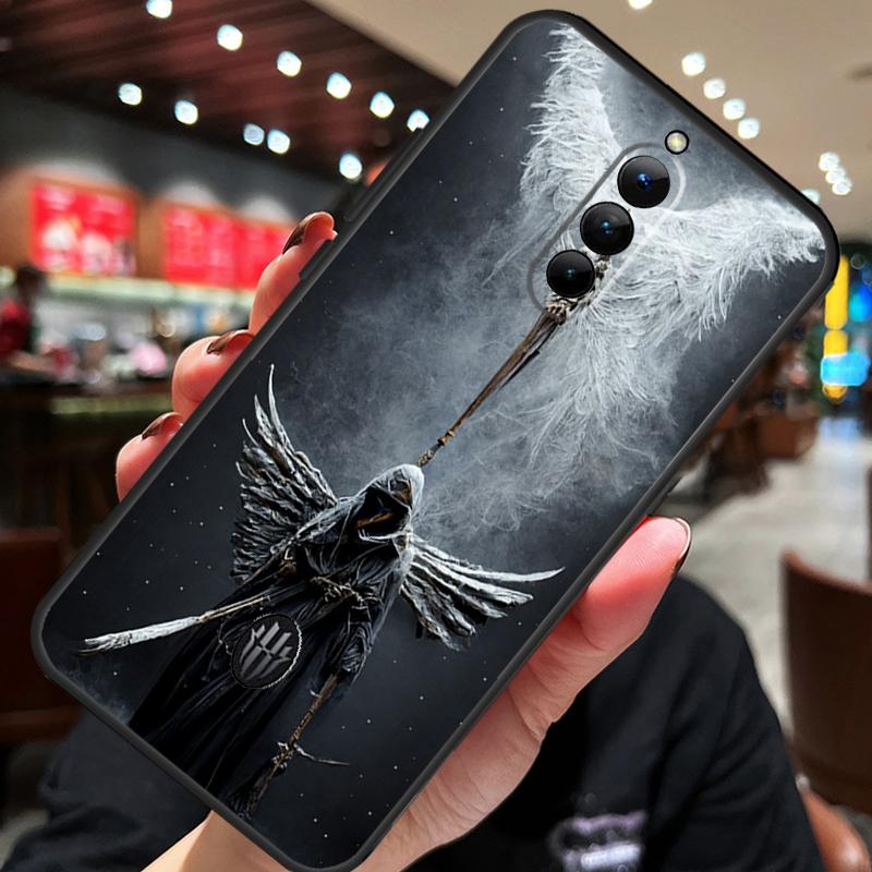 Death Grim Reaper Skull Case For ZTE Nubia Red Magic 8S 9S 10S 8 9 10 Pro Plus 6S 7S 6 7 Pro 5G 6R 11 Pro Plus Cover