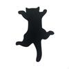 Wooden Black Cat Door Frame Sign Topper Decoration, Hanging Ornament Home Decor for Office
