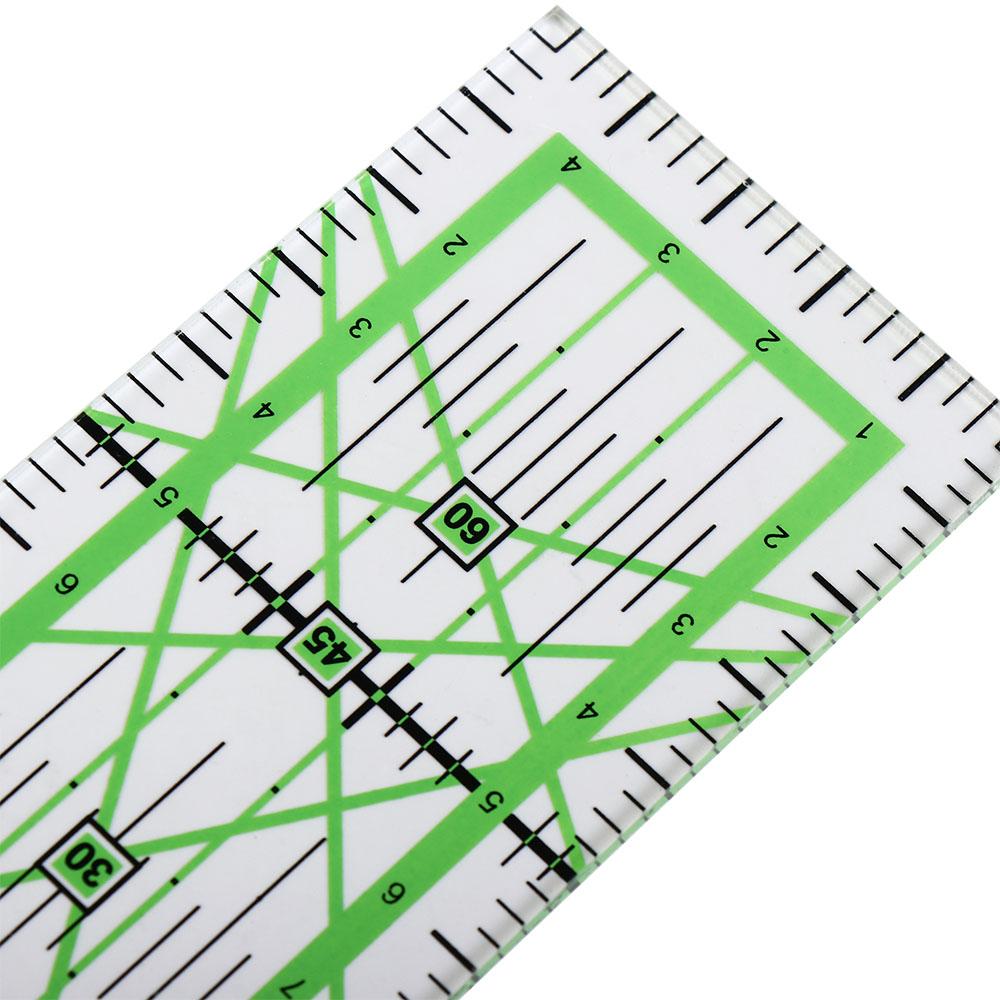 Rectangle Sewing Ruler Transparent Tailor Ruler Clothing Cutting Quilting Ruler Dressmaker