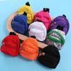 Zipper Mini Backpack 1/6 BJD Rucksack Doll Backpack Miniature Doll Bag BJD Doll Schoolbag Doll Bag