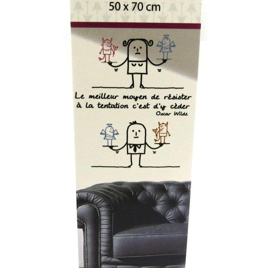 Les Trésors De Lily [L5451] - Лист наклеек «Пословицы» Самый лучший способ. . . . . Искушение. . . - Оскар Уайльд (50х70 см)