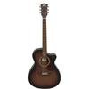 GUILD OM-240CE ACB Archback Series Acoustic-Electric Guitar with Pickup, Antique Charcoal Burst
