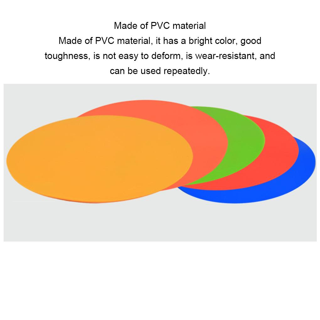 Football Training Spot Markers - Soft And Durable Rubber Bright Colors Spot Markers 9inch SIFENYU Spot Agility