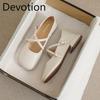 Женские туфли Devotion на толстом каблуке с мягкой подошвой и круглым носком